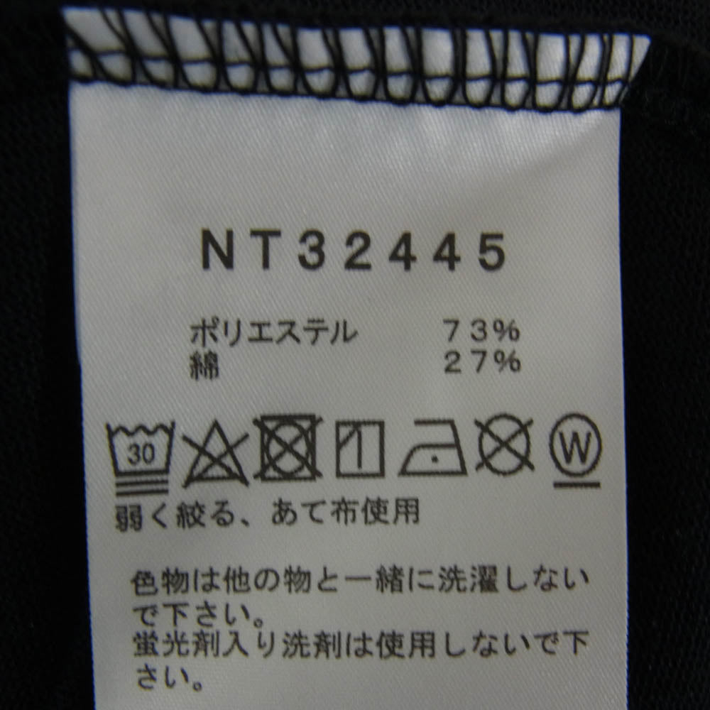 THE NORTH FACE ノースフェイス NT32445 SML BOX LOGO スクエアロゴ 胸ロゴ クルーネック 半袖 Tシャツ ブラック系 XXL【中古】