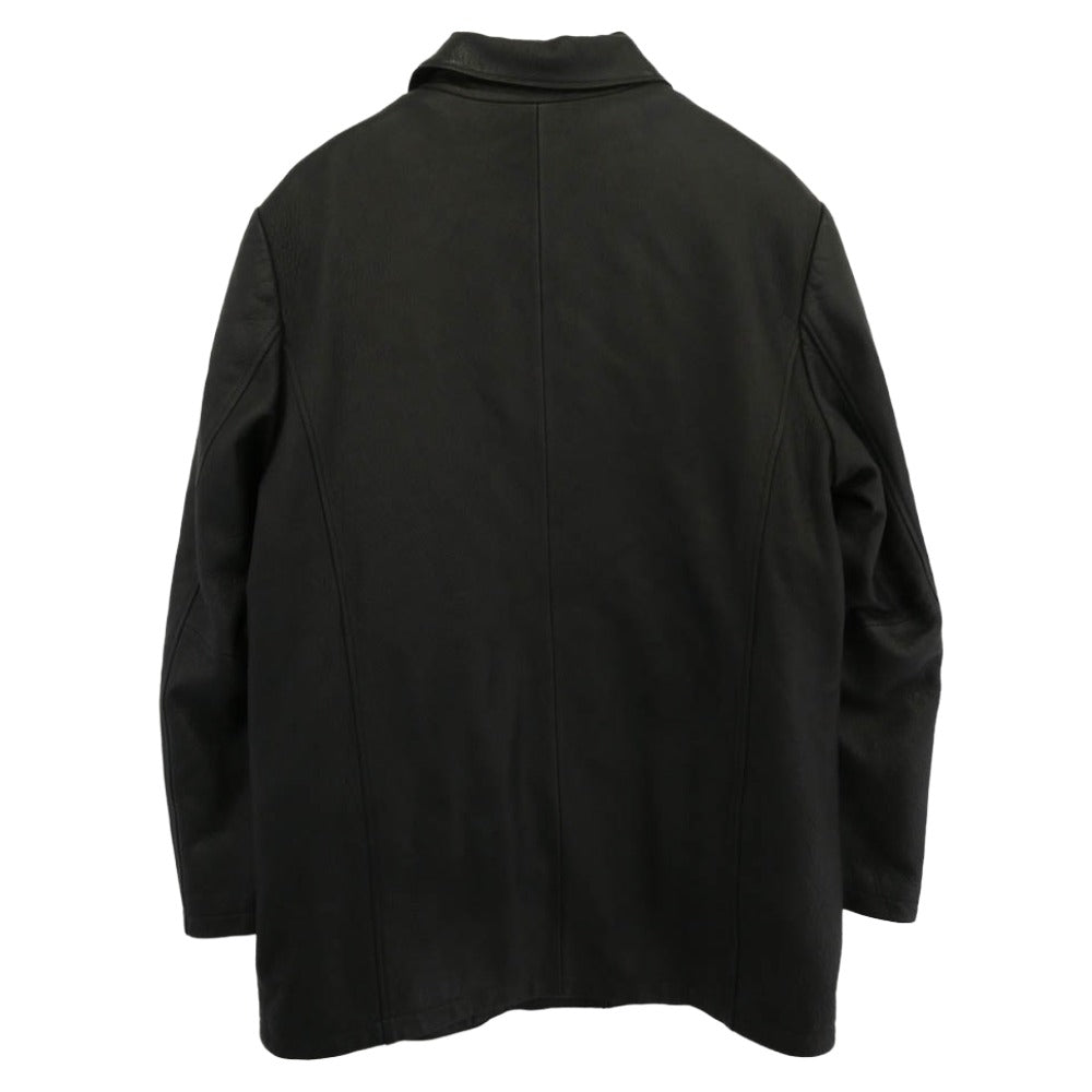 renoma レノマ ライナー付き レザー コート ジャケット ブラック系 56【中古】