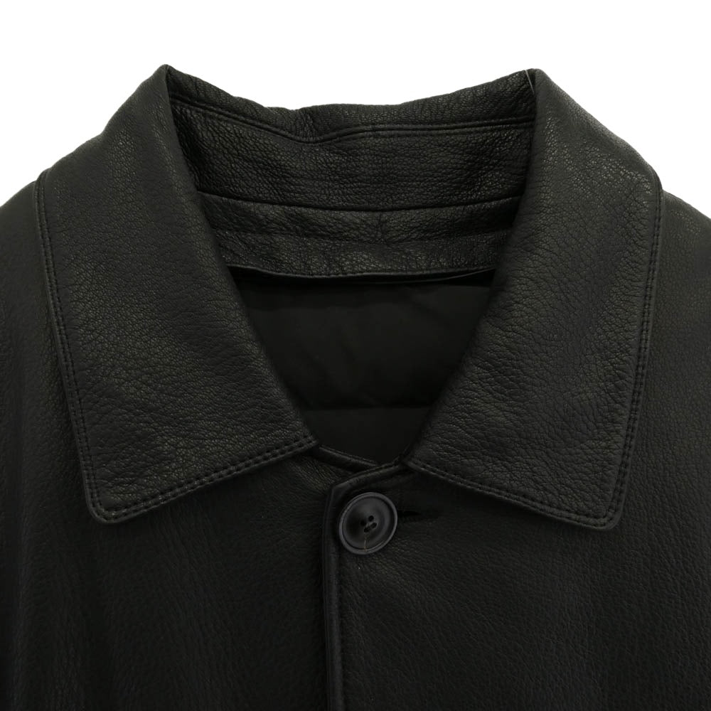 renoma レノマ ライナー付き レザー コート ジャケット ブラック系 56【中古】