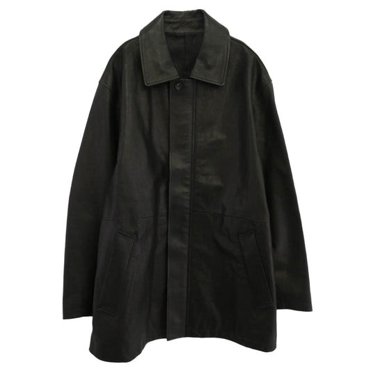 ssstein シュタイン 23AW ST.622 ssstein LEATHER ZIP JACKET 比翼 レザー ジップ ジャケット ブラック系 M【中古】