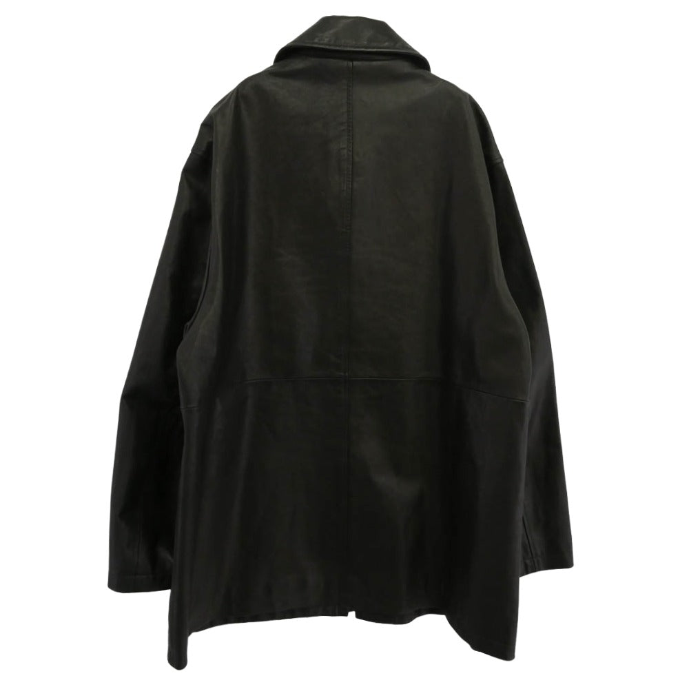 ssstein シュタイン 23AW ST.622 ssstein LEATHER ZIP JACKET 比翼 レザー ジップ ジャケット ブラック系 M【中古】
