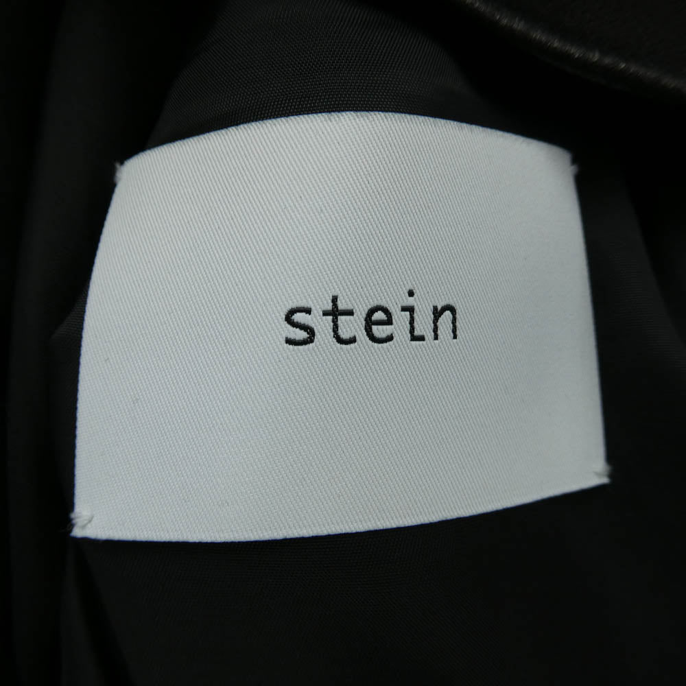 ssstein シュタイン 23AW ST.622 ssstein LEATHER ZIP JACKET 比翼 レザー ジップ ジャケット ブラック系 M【中古】
