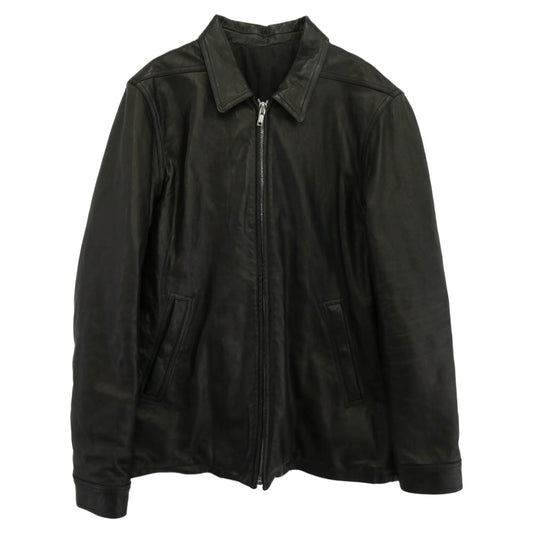 Rick Owens リックオウエンス 23AW RU02C7766-LNV BRAD JACKET レザー 中綿 ブラッド ジャケット ブラック系 52【中古】