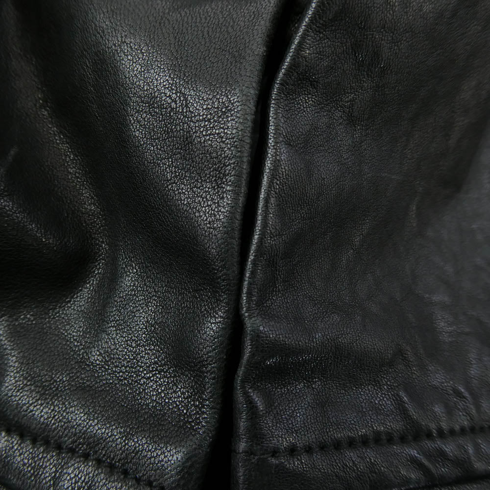 COMOLI コモリ 22AW W03-04009 Lamb Leather Coat ラムレザー コート カーコート ブラック系 3【中古】