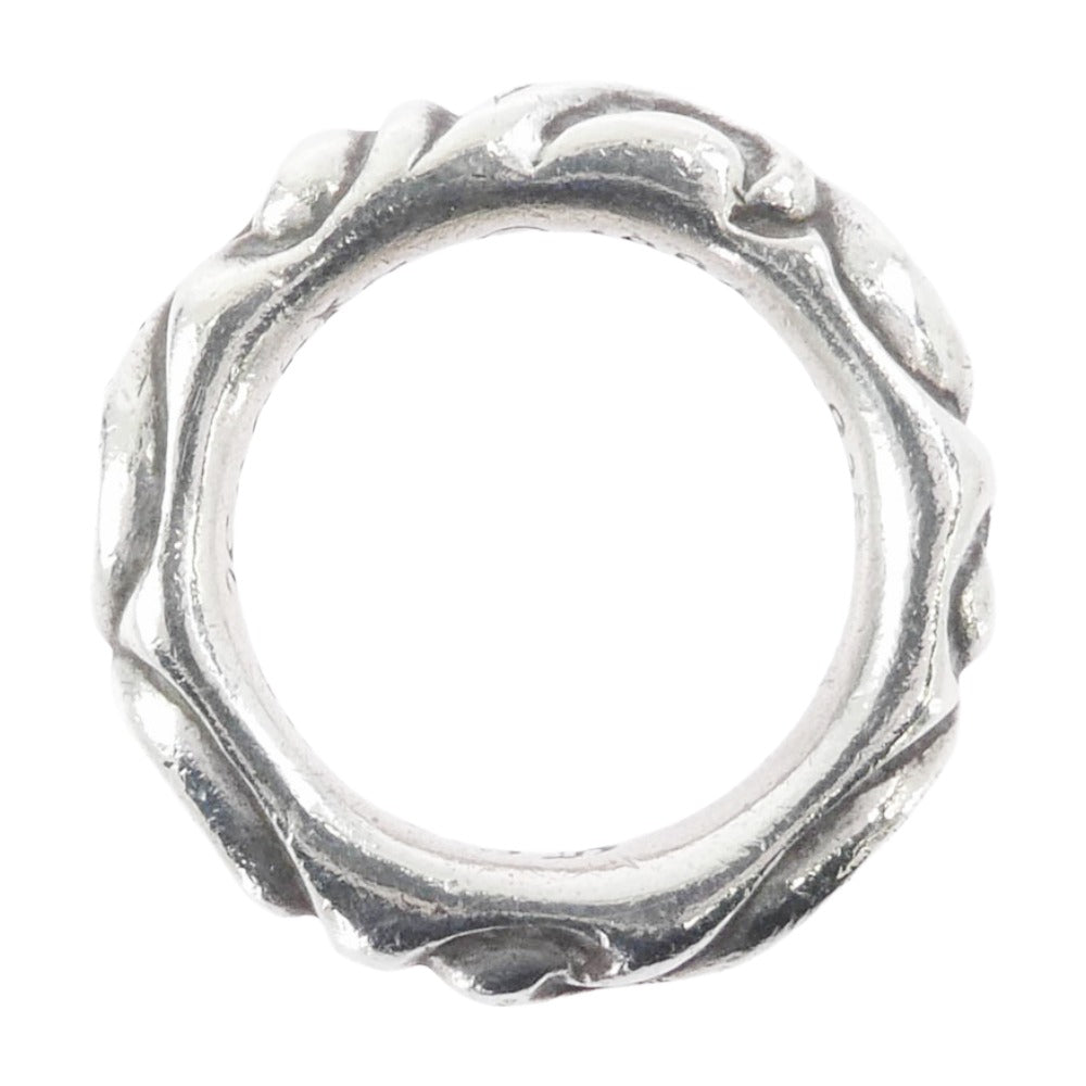 CHROME HEARTS クロムハーツ（原本無） SCRL BAND スクロールバンド リング シルバー系 JP約12.5号【中古】
