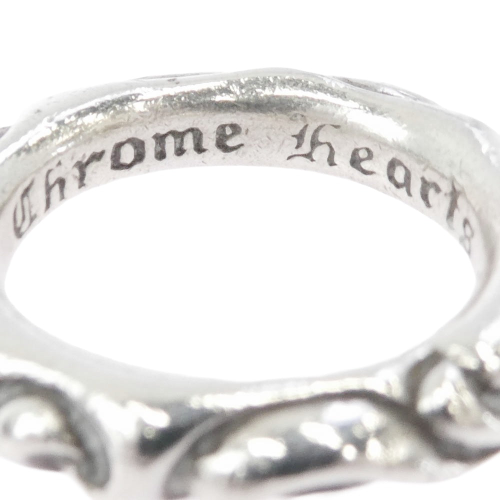 CHROME HEARTS クロムハーツ（原本無） SCRL BAND スクロールバンド リング シルバー系 JP約12.5号【中古】