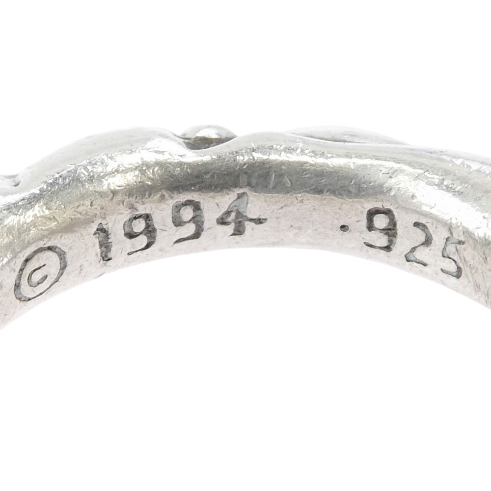 CHROME HEARTS クロムハーツ（原本無） SCRL BAND スクロールバンド リング シルバー系 JP約12.5号【中古】