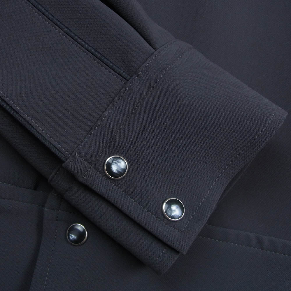 Needles ニードルス RW1595 別注 Piping Cowboy Jacket PE PU Double Cloth パイピング カウボーイ ダブルクロス トラックジャケット グレー系 M【極上美品】【中古】