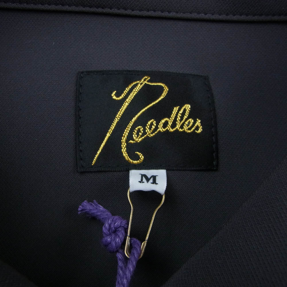 Needles ニードルス RW1595 別注 Piping Cowboy Jacket PE PU Double Cloth パイピング カウボーイ ダブルクロス トラックジャケット グレー系 M【極上美品】【中古】