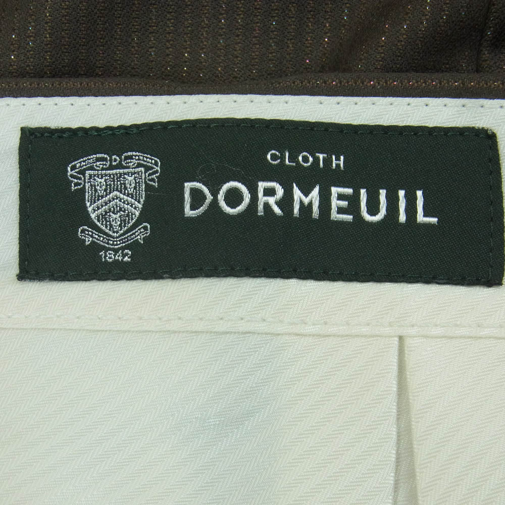 WACKO MARIA ワコマリア 22AW 22FW-WMP-TR26 GLITTER PLEATED TROUSERS TYPE-2 グリッター プリーテッド トラウザー スラックス パンツ ブラウン系 BROWN S【極上美品】【中古】