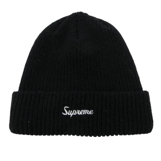 Supreme シュプリーム loose gauge beanie ルーズゲージ ビーニー ニット キャップ ワングラムタグ ブラック系【中古】