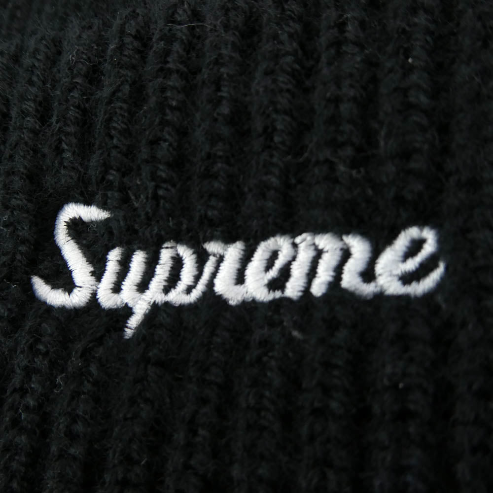Supreme シュプリーム loose gauge beanie ルーズゲージ ビーニー ニット キャップ ワングラムタグ ブラック系【中古】