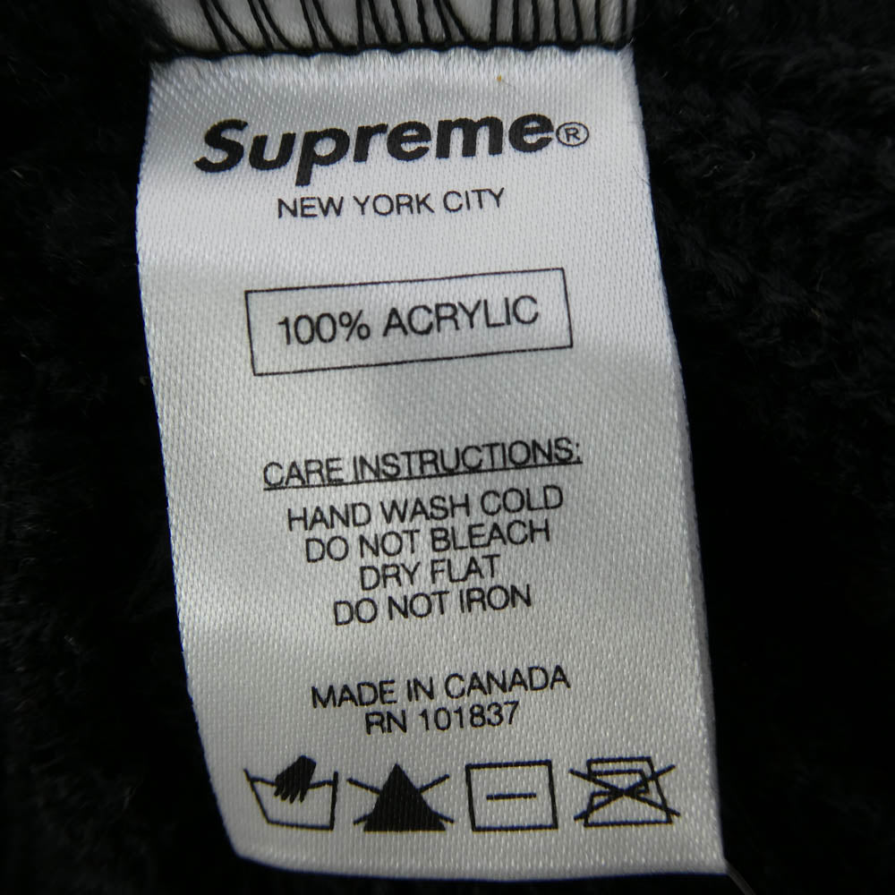 Supreme シュプリーム loose gauge beanie ルーズゲージ ビーニー ニット キャップ ワングラムタグ ブラック系【中古】