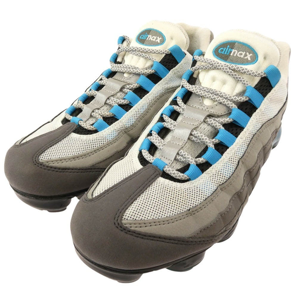 NIKE ナイキ AJ7292-002 AIR VAPORMAX 95 NEO TURQUOISE エアヴェイパーマックス95 ネオ ターコイズ スニーカー グレー系 ブルー系 28cm【中古】