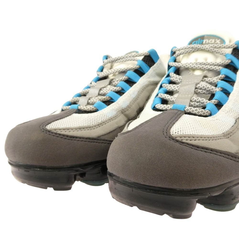 NIKE ナイキ AJ7292-002 AIR VAPORMAX 95 NEO TURQUOISE エアヴェイパーマックス95 ネオ ターコイズ スニーカー グレー系 ブルー系 28cm【中古】