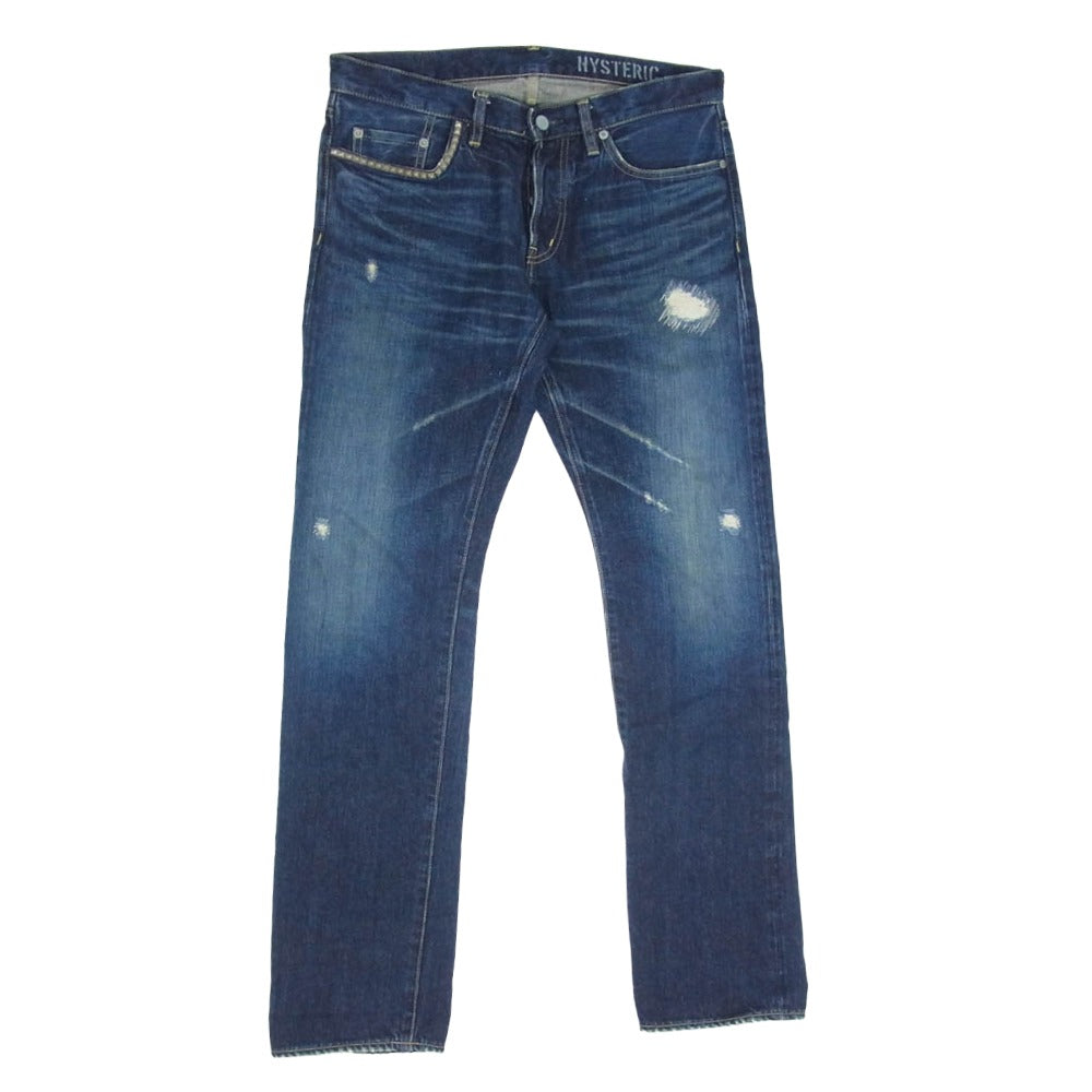 HYSTERIC GLAMOUR ヒステリックグラマー 02173AP16 デニム ドッキング 再構築 カーゴ パンツ インディゴブルー系 28【中古】 HYSTERIC GLAMOUR ヒステリックグラマー 02173AP16 デニム ドッキング
