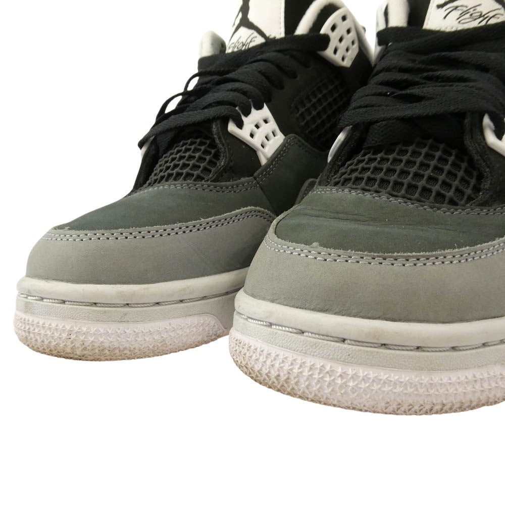 NIKE AIR JORDAN ナイキ ジョーダン FQ8138-002 Air Jordan 4 Retro Fear AJ4 エアジョーダン レトロ スニーカー ブラック系 グレー系 26.5cm【中古】