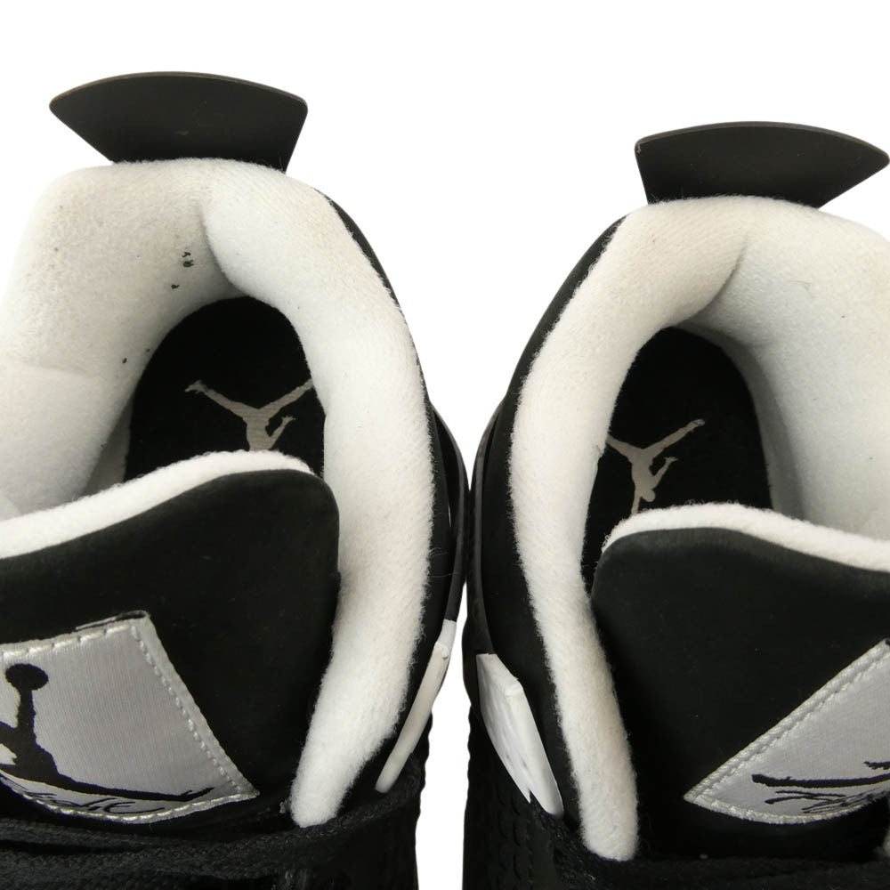 NIKE AIR JORDAN ナイキ ジョーダン FQ8138-002 Air Jordan 4 Retro Fear AJ4 エアジョーダン レトロ スニーカー ブラック系 グレー系 26.5cm【中古】