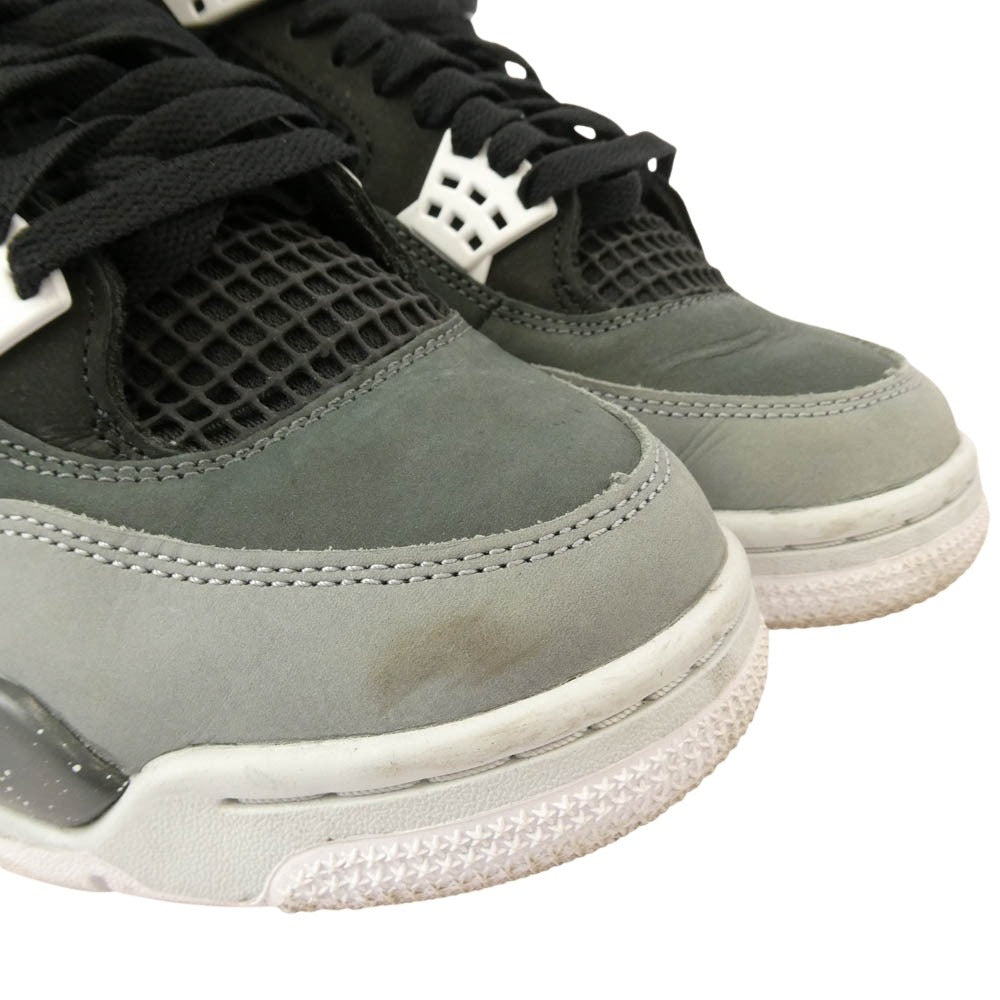 NIKE AIR JORDAN ナイキ ジョーダン FQ8138-002 Air Jordan 4 Retro Fear AJ4 エアジョーダン レトロ スニーカー ブラック系 グレー系 26.5cm【中古】