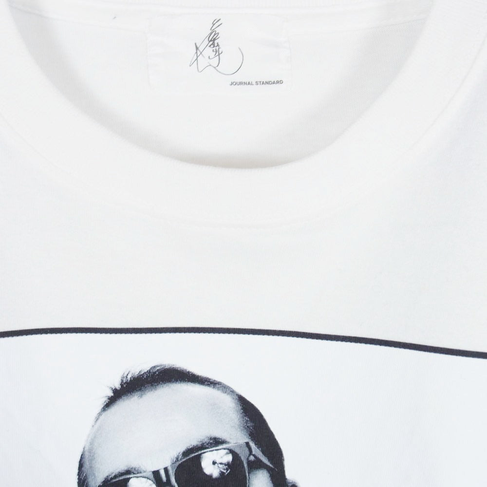 JOURNAL STANDARD ジャーナルスタンダード × Ken Shimura 志村けん 長袖 ロングスリーブ Tシャツ ホワイト系 M【中古】