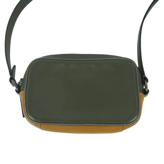 COACH コーチ G2061-5798 クロスボディ ミニショルダー バッグ レザー カーキ系 グレイッシュカーキ系【中古】