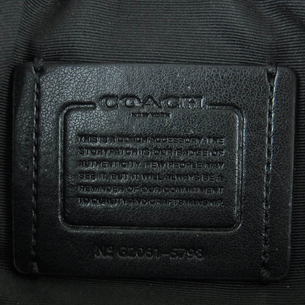 COACH コーチ G2061-5798 クロスボディ ミニショルダー バッグ レザー カーキ系 グレイッシュカーキ系【中古】