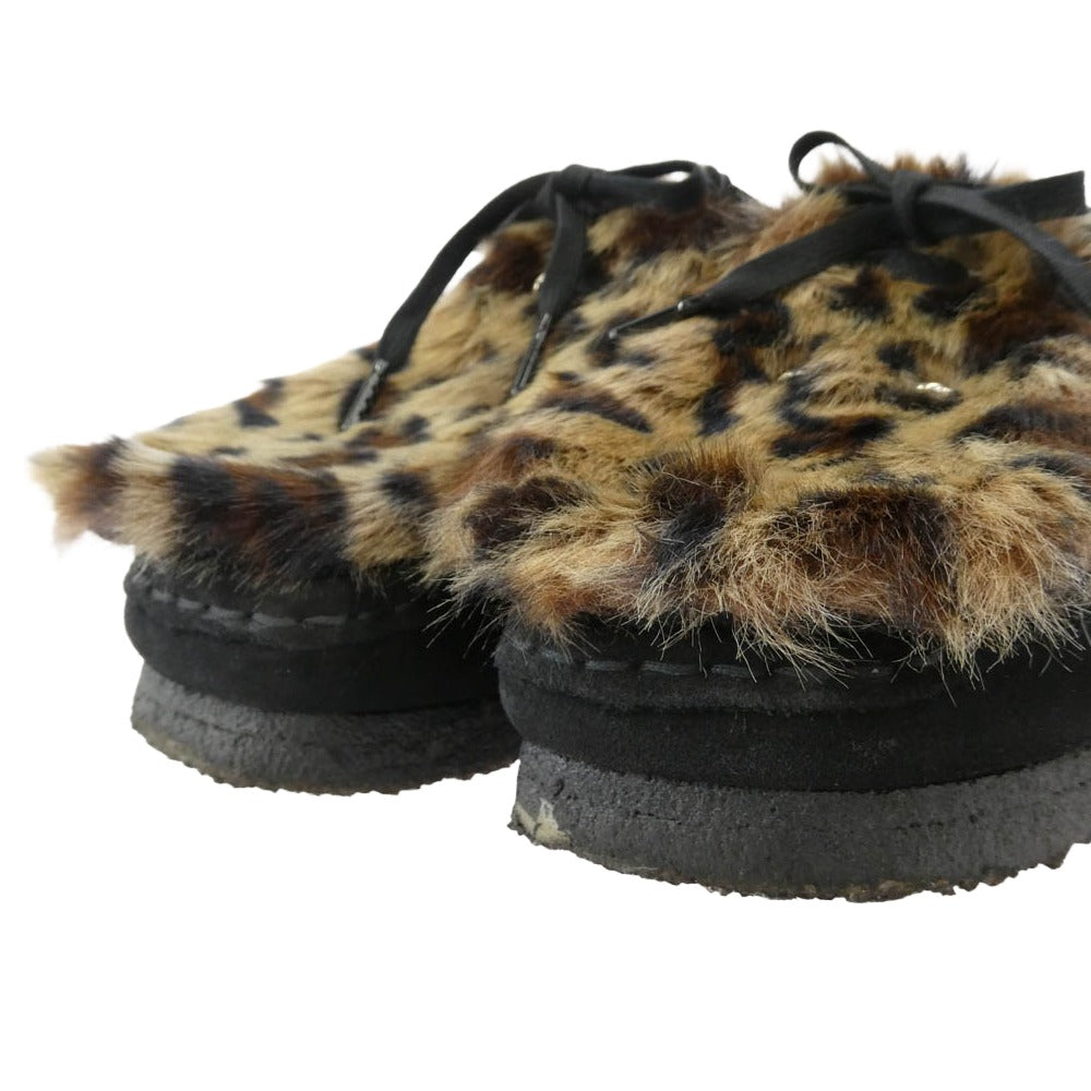 エクストララージ WALLABEE LEOPARD ワラビー レオパード シューズ ブラック系 ブラウン系 26.5cm【中古】