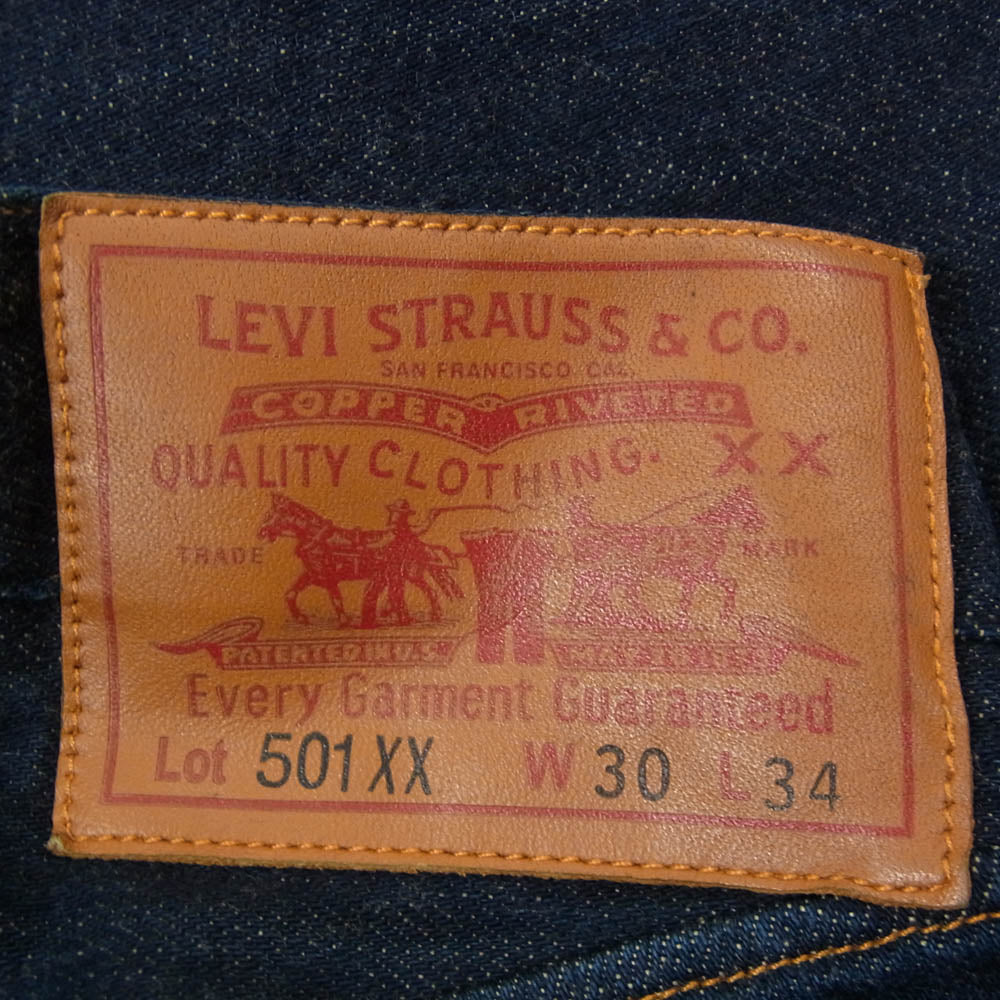 Levi's リーバイス 90501-0119 USA製 LVC 501XX 1890年モデル デニム パンツ インディゴブルー系 30【中古】