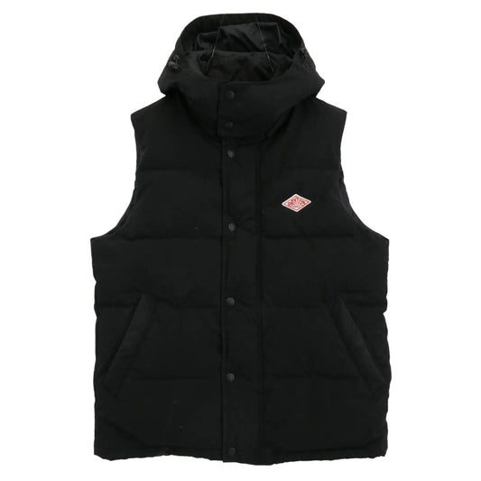 Danton ダントン JD-8759 URBAN RESEARCH アーバンリサーチ ロゴ ダウン ベスト ブラック系 38【中古】