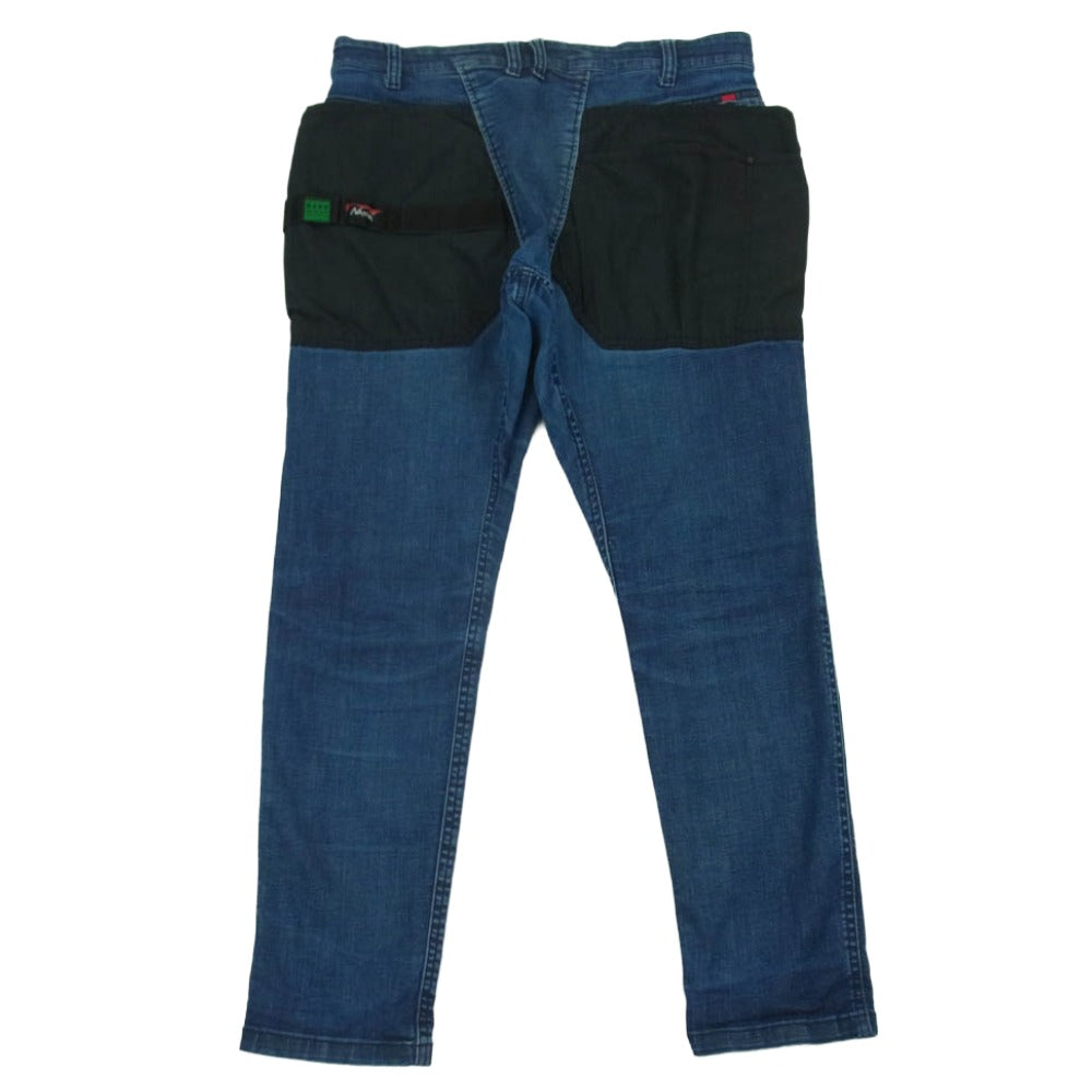 NANGA ナンガ HK-S103 LOW CLOTCH SKINNY ロークロッチ スキニー デニム パンツ 中国製 インディゴブルー系 M【中古】