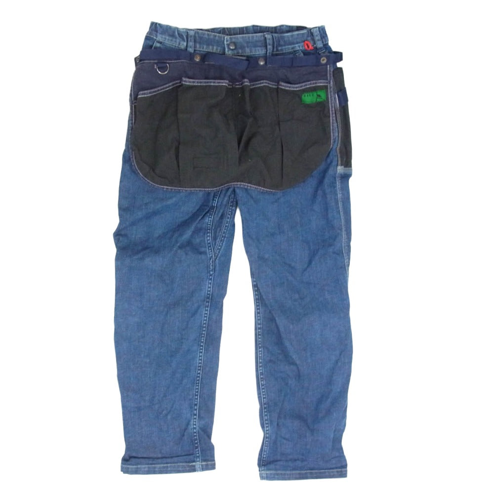 NANGA ナンガ HK-S116 HANDSFREE CARPENTER DENIM ハンズフリー カーペンター デニム パンツ インディゴブルー系 L【中古】