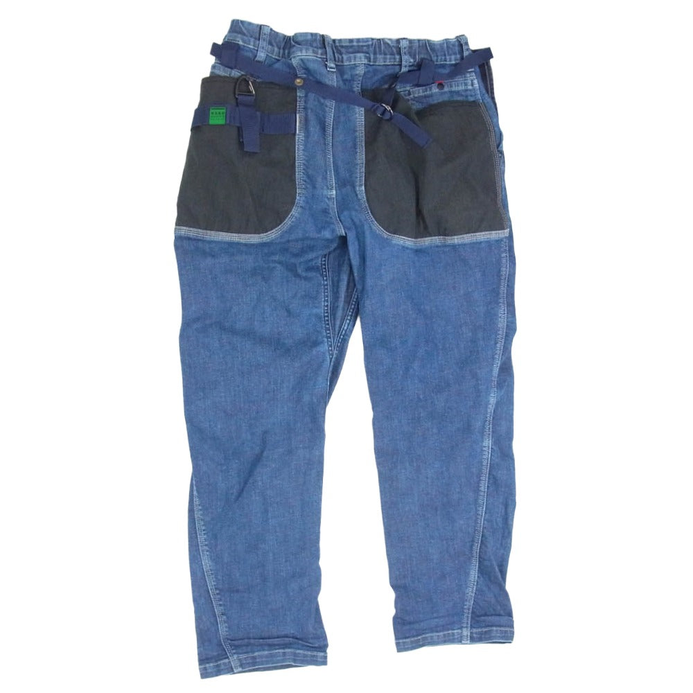 NANGA ナンガ HK-S116 HANDSFREE CARPENTER DENIM ハンズフリー カーペンター デニム パンツ インディゴブルー系 L【中古】