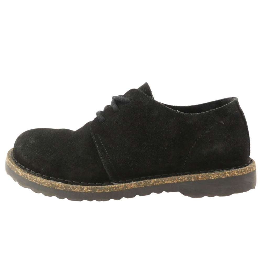 BIRKENSTOCK ビルケンシュトック 1029678 Uppsala Low アップサラ ロー スエード レースアップ シューズ ブラック系 38【中古】