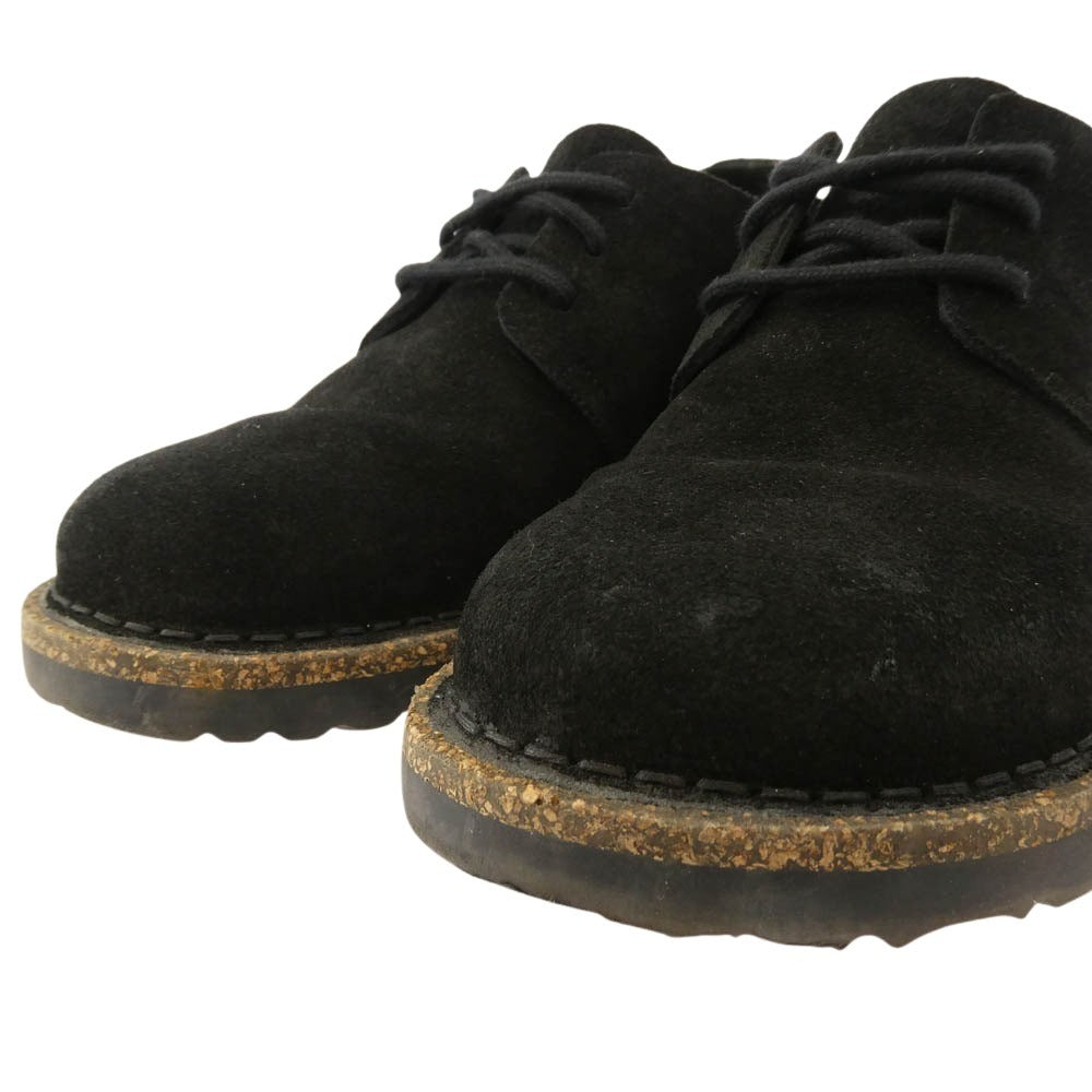 BIRKENSTOCK ビルケンシュトック 1029678 Uppsala Low アップサラ ロー スエード レースアップ シューズ ブラック系 38【中古】