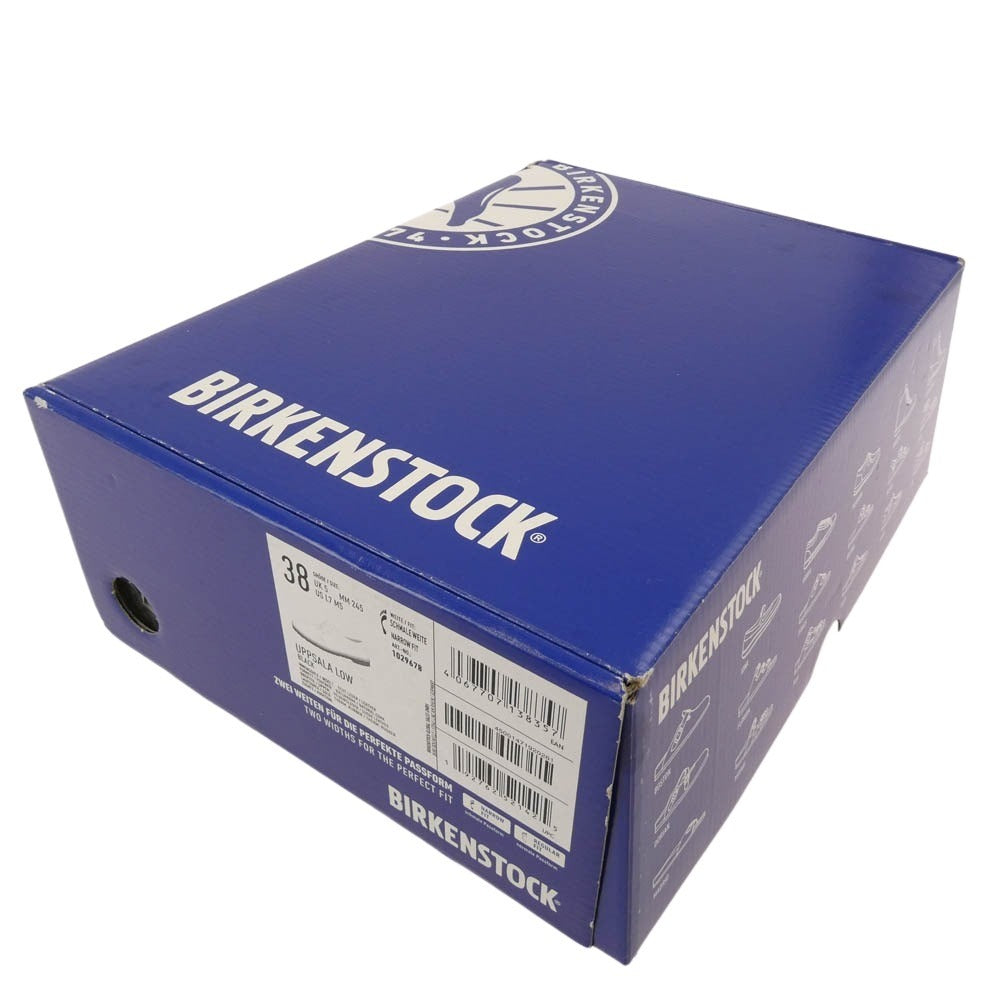 BIRKENSTOCK ビルケンシュトック 1029678 Uppsala Low アップサラ ロー スエード レースアップ シューズ ブラック系 38【中古】