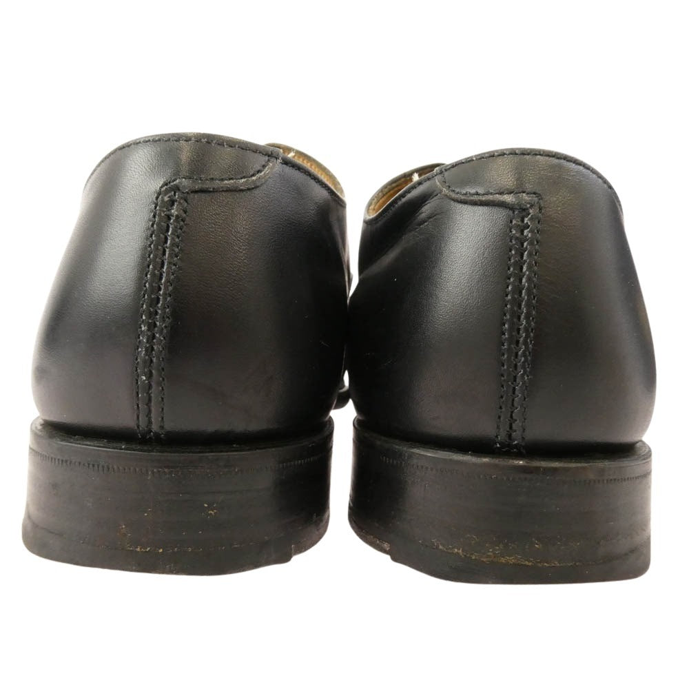 Tricker's トリッカーズ REGENT リージェント レザー 内羽根 ストレートチップ ビジネス ドレス シューズ ブラック系 6【中古】