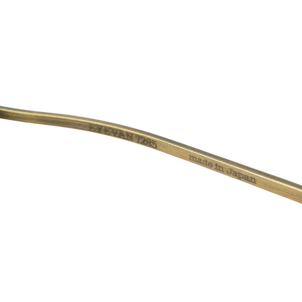 EYEVAN7285 アイヴァン7285 175 C.901 17th Antique Gold アンティーク ゴールド サングラス 眼鏡 アイウェア ゴールド系 フレーム：ゴールド系 43□28-147【中古】