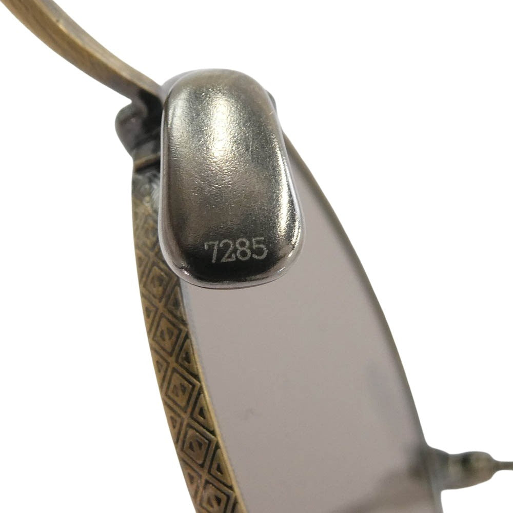 EYEVAN7285 アイヴァン7285 175 C.901 17th Antique Gold アンティーク ゴールド サングラス 眼鏡 アイウェア ゴールド系 フレーム：ゴールド系 43□28-147【中古】