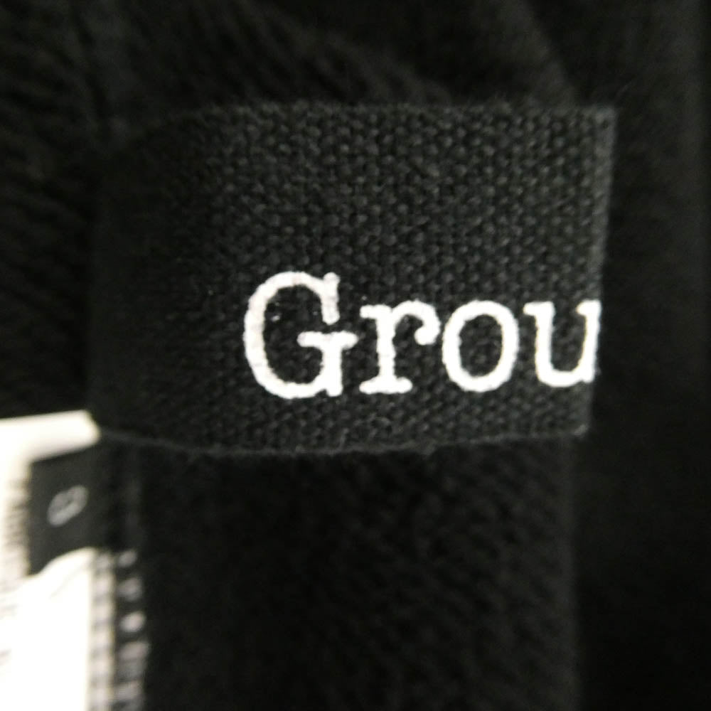 Yohji Yamamoto ヨウジヤマモト GroundY グラウンドワイ GJ-T52-071 LOGO FLEECE LINING HOODIE ロゴプルオーバーパーカー ブラック系 3【美品】【中古】