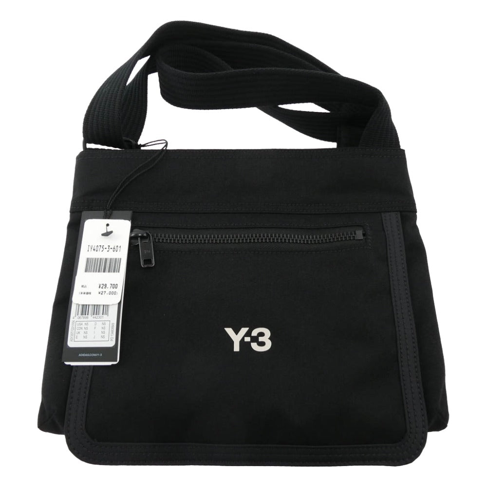 Y-3 Yohji Yamamoto ワイスリー ヨウジヤマモト IY4075 CL SACOCHE クラシック サコッシュ ショルダーバッグ ブラック系【新古品】【未使用】【中古】