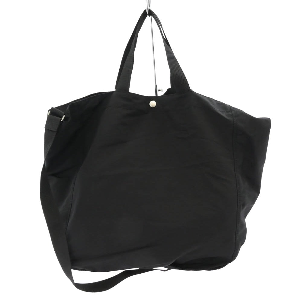 COMME des GARCONS HOMME コムデギャルソンオム 25SS HO-K292-051 綿ナイロングログラン 2WAY BAG ショルダー バッグ ブラック系【新古品】【未使用】【中古】