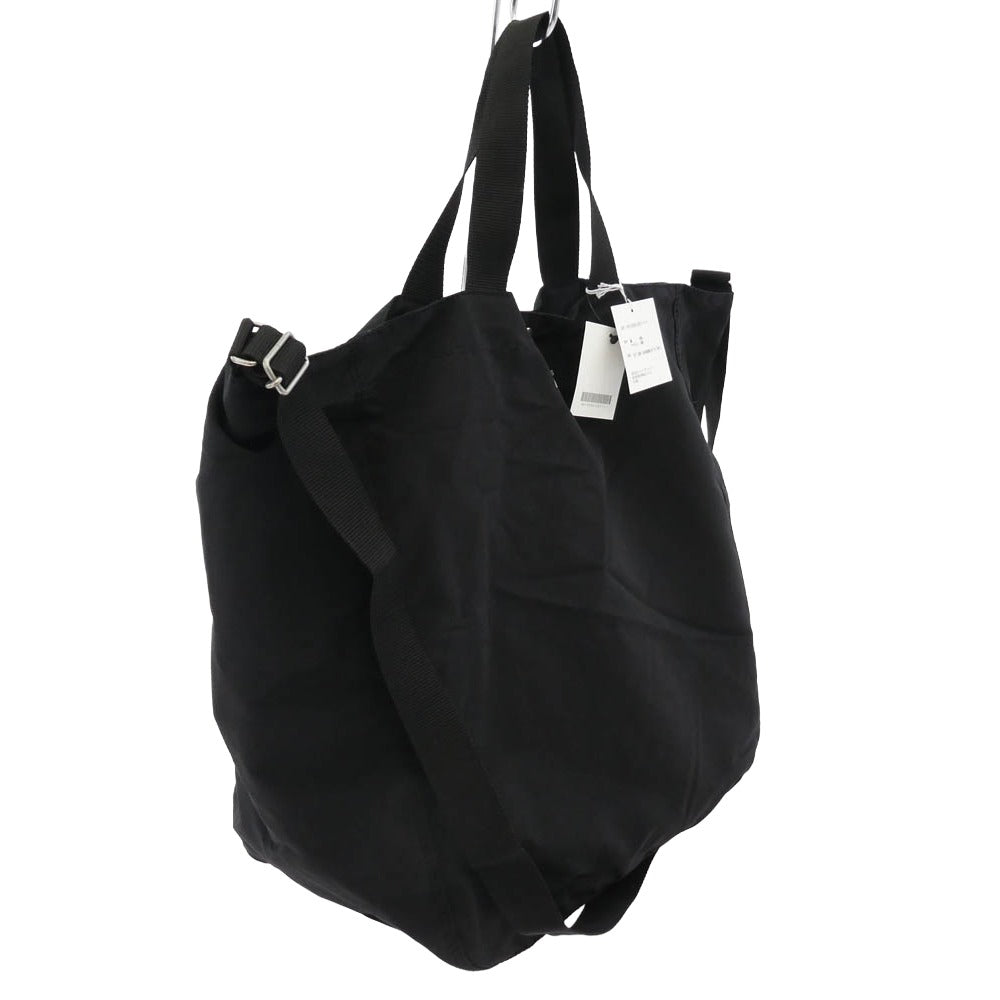 COMME des GARCONS HOMME コムデギャルソンオム 25SS HO-K292-051 綿ナイロングログラン 2WAY BAG ショルダー バッグ ブラック系【新古品】【未使用】【中古】