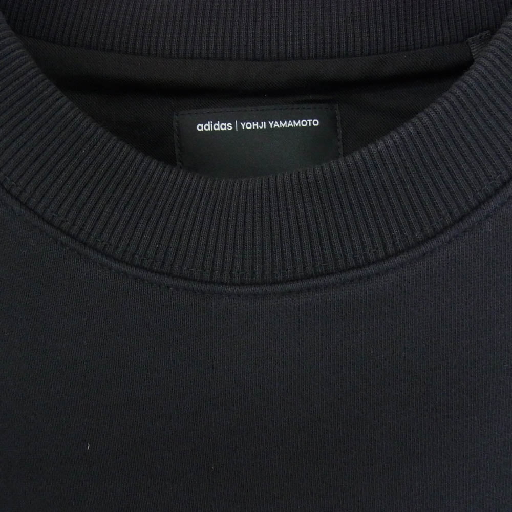Y-3 Yohji Yamamoto ワイスリー ヨウジヤマモト 25SS JX4749 GRAPHIC CREW SWEAT グラフィック クルーネック スウェット ブラック系 L【新古品】【未使用】【中古】