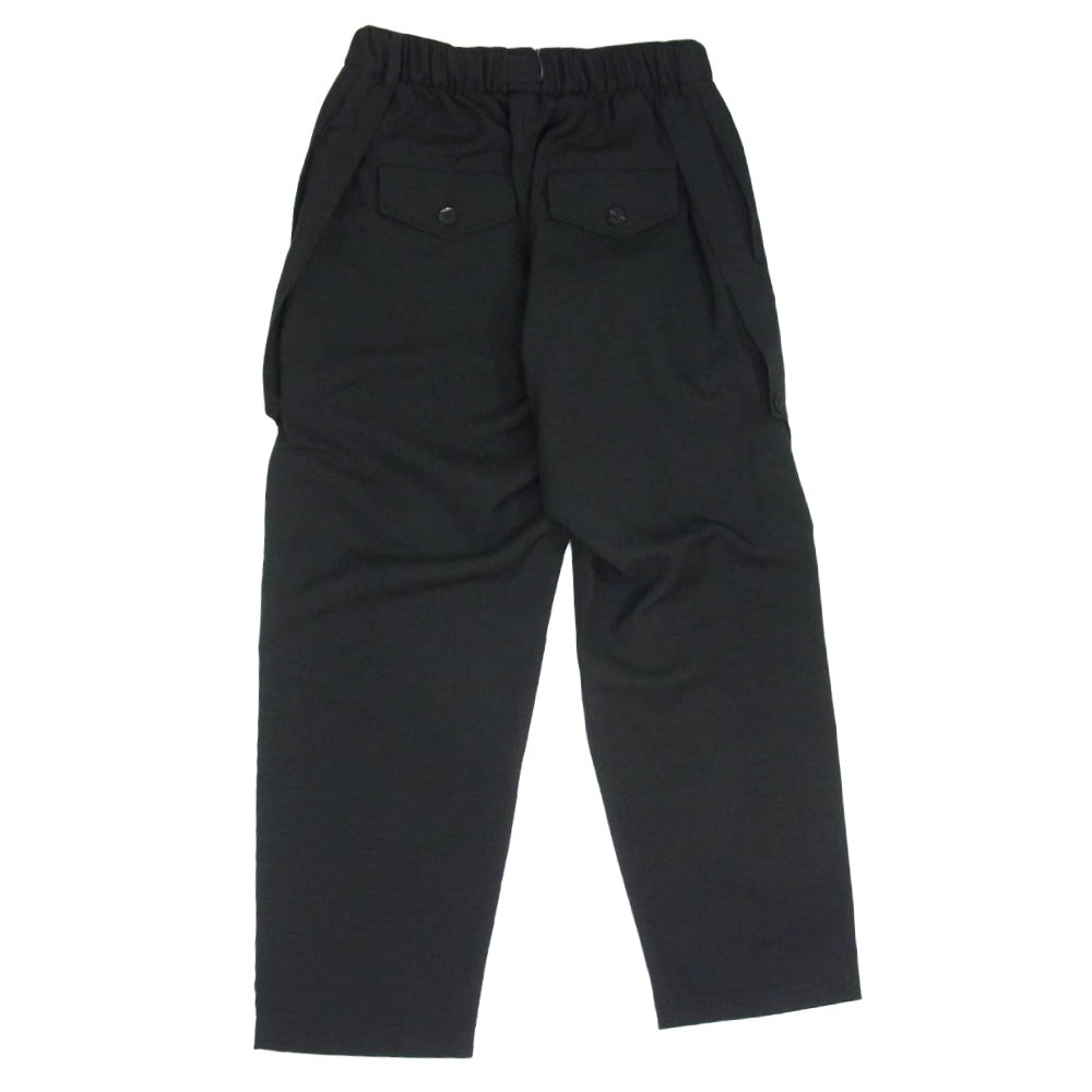 Y-3 Yohji Yamamoto ワイスリー ヨウジヤマモト 25SS JN7035 M SP UNI 3S PNT サイドボタン 3ストライプ ワイドパンツ ブラック系 S【新古品】【未使用】【中古】
