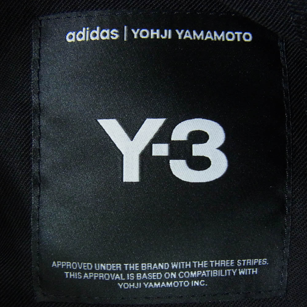 Y-3 Yohji Yamamoto ワイスリー ヨウジヤマモト 25SS JN7035 M SP UNI 3S PNT サイドボタン 3ストライプ ワイドパンツ ブラック系 S【新古品】【未使用】【中古】