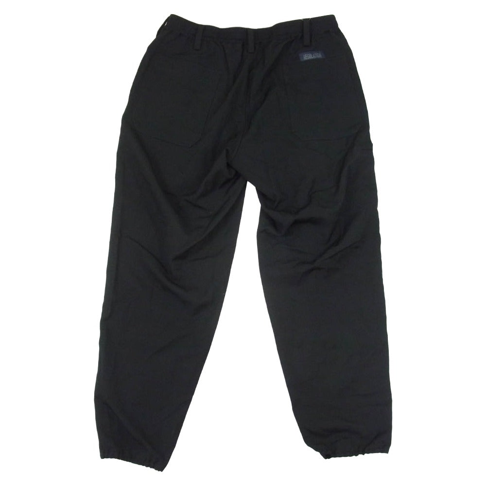 Yohji Yamamoto ヨウジヤマモト REGULATION MEN 25SS HP-P03-140 GABARDINE W RIB POCKET PANT シワギャバ ウェストリブ片玉ポケット パンツ ブラック系 3【新古品】【未使用】【中古】
