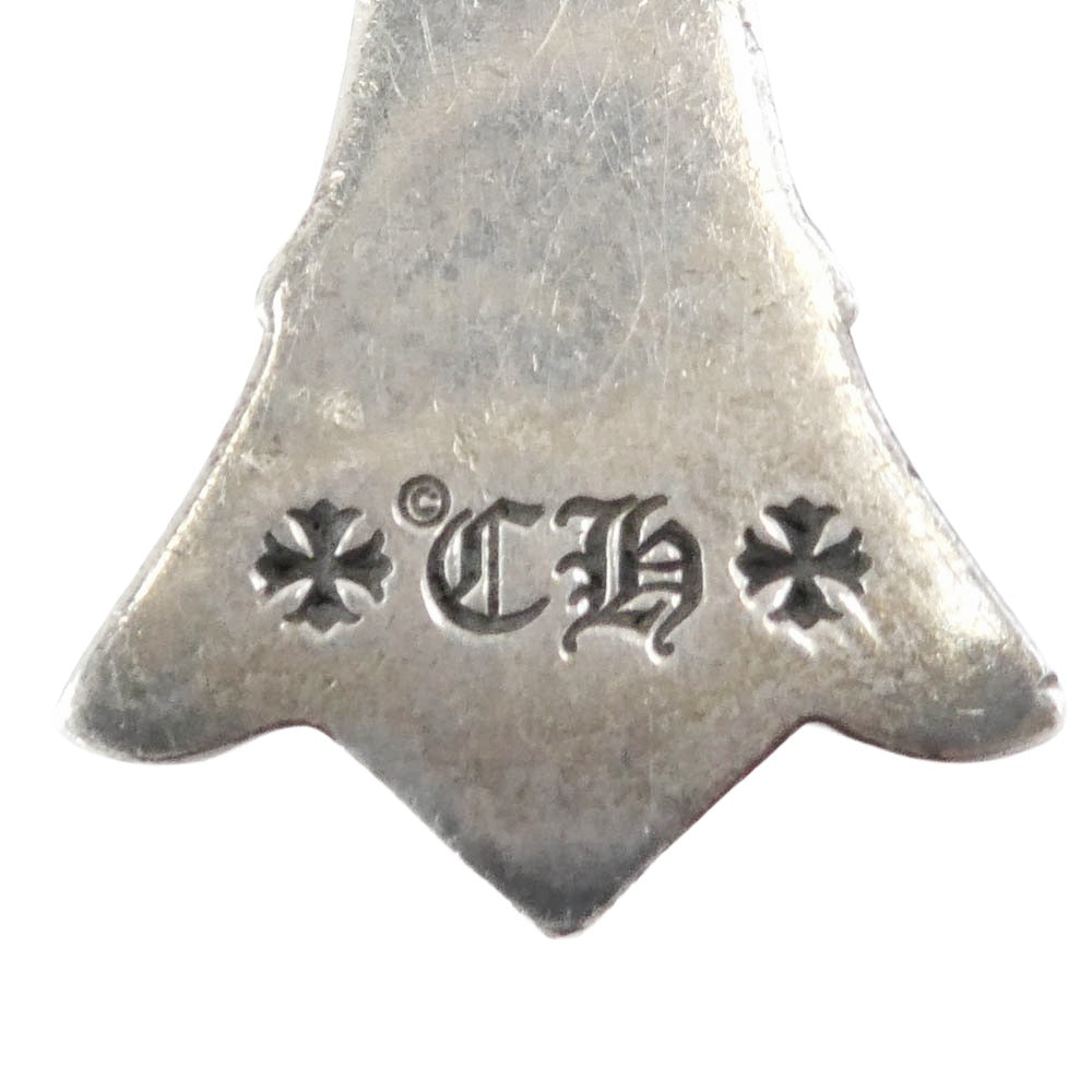 CHROME HEARTS クロムハーツ（原本無） DBL CH CRS SML スモール ダブルCHクロス ペンダントトップ シルバー系【中古】