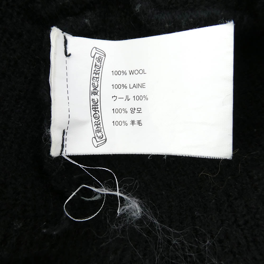 CHROME HEARTS クロムハーツ（原本無） WOOL WATCH CAP CHプラス刺繍 ウール ビーニー ニットキャップ ブラック系【中古】