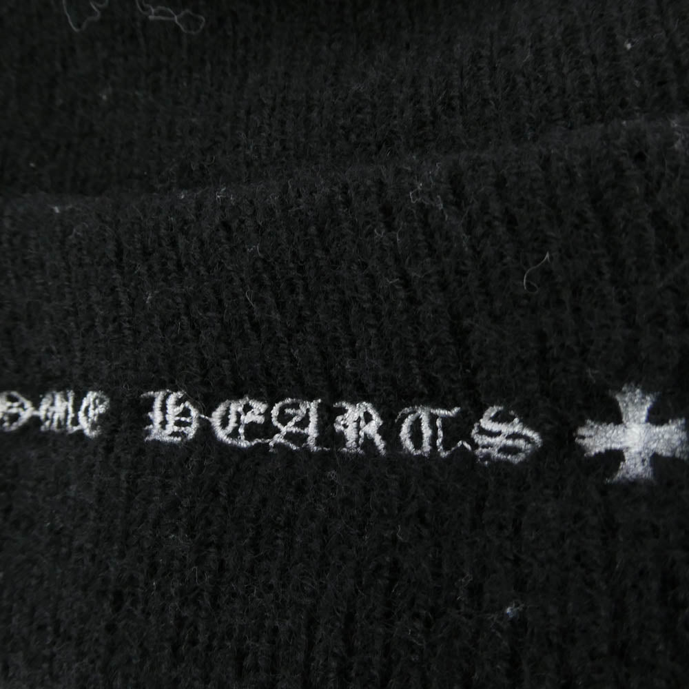 CHROME HEARTS クロムハーツ（原本無） WOOL WATCH CAP CHプラス刺繍 ウール ビーニー ニットキャップ ブラック系【中古】