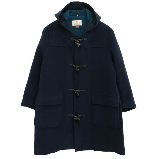チベット 英国製 ダッフル コート ネイビー系 M【中古】